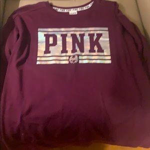 Pink pullover sweater